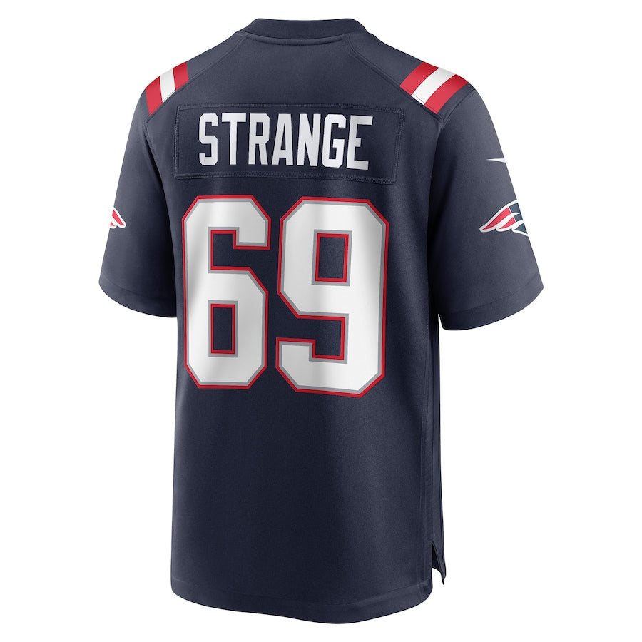 Custom #69 Navy 2022 NE Football Shirt Top