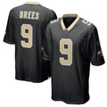 Custom #9 Black NO Football Shirt Top