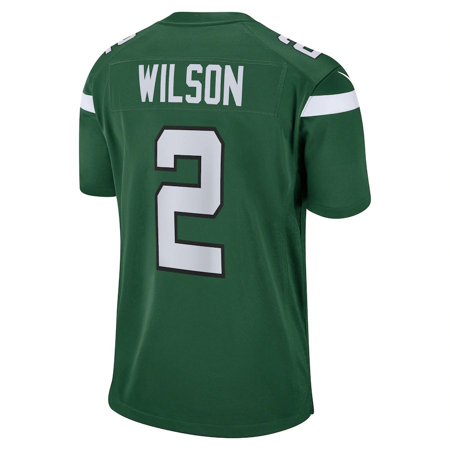 Custom #2 Green NYJ Football Shirt Top