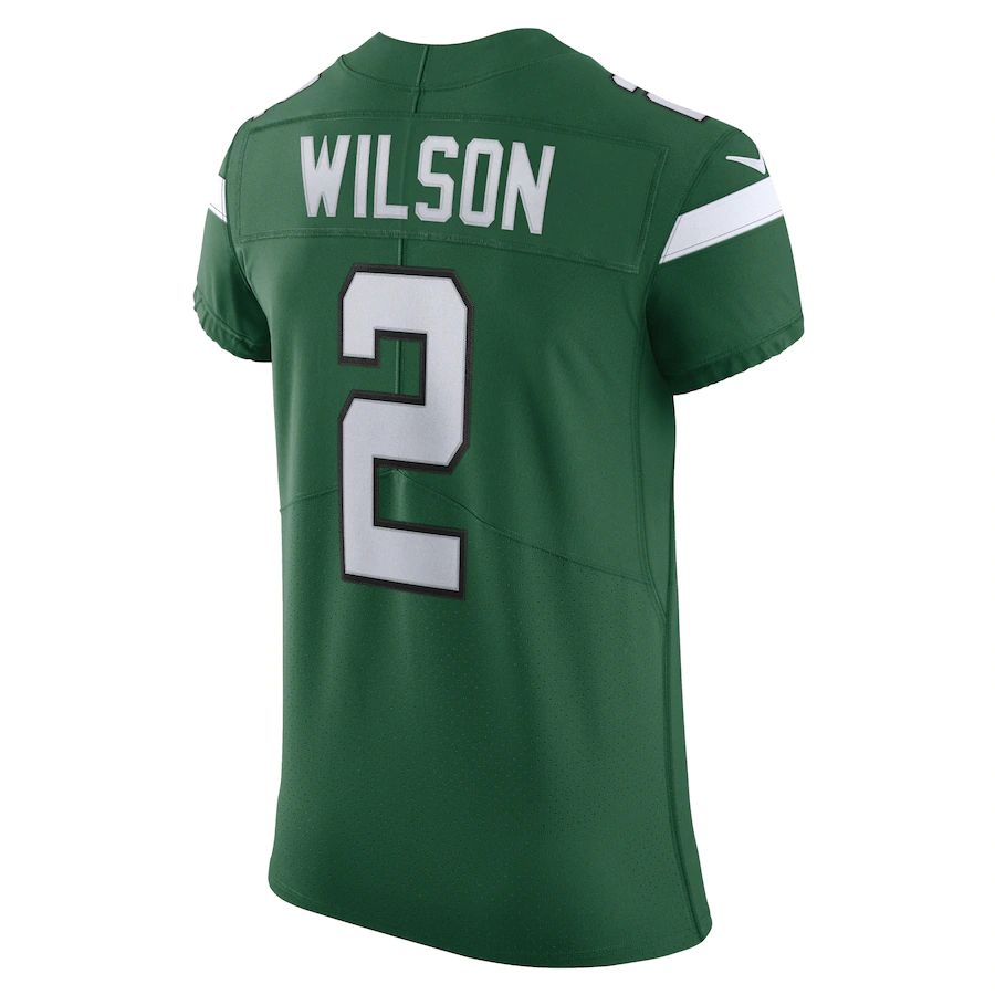 Custom #2 Green NYJ Football Shirt Top