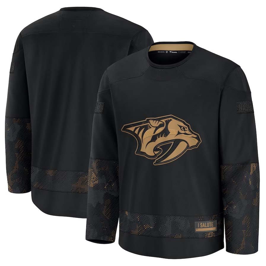 Custom Black 2024 NSH Hockey Shirt Top