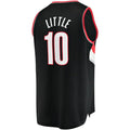 Custom #10 Black 2021 POR Basketball Shirt Top