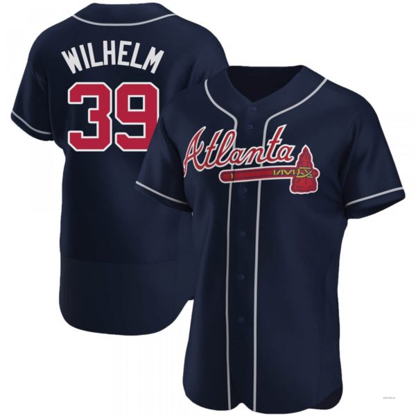 Custom #39 Navy ATL Baseball Shirt Top