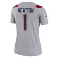 Custom #1 Gray NE Football Shirt Top