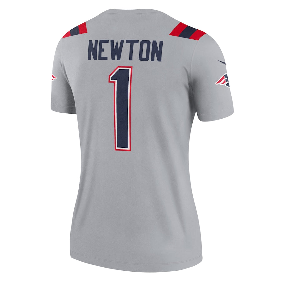 Custom #1 Gray NE Football Shirt Top