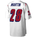 Custom #28 White 1995 NE Football Shirt Top
