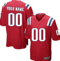 Custom Red NE Football Shirt Top