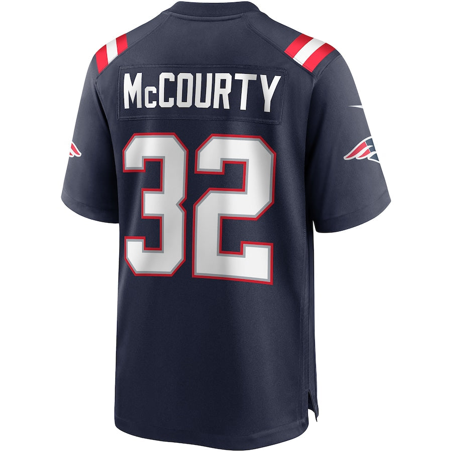Custom #32 Navy NE Football Shirt Top