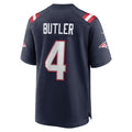 Custom #4 Navy NE Football Shirt Top