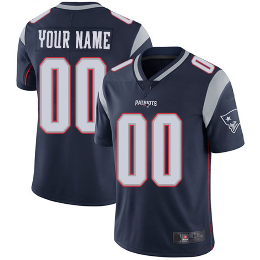 Custom Navy NE Football Shirt Top