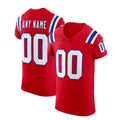 Custom Red NE Football Shirt Top