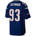 Custom #93 Navy 2003 NE Football Shirt Top
