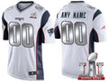 Custom White 2017 Super Bowl NE Football Shirt Top