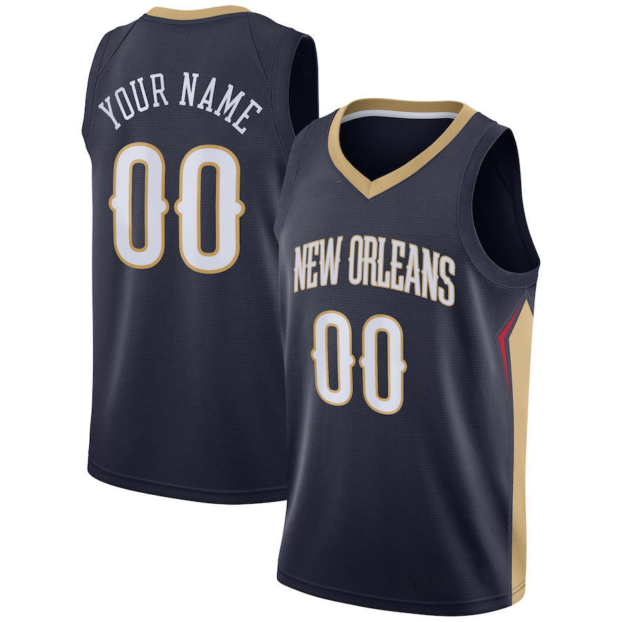Custom #21 Navy 2020 NOP Basketball Shirt Top