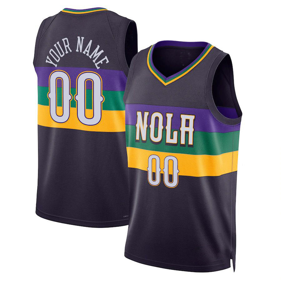 Custom #23 Navy 2022 NOP Basketball Shirt Top
