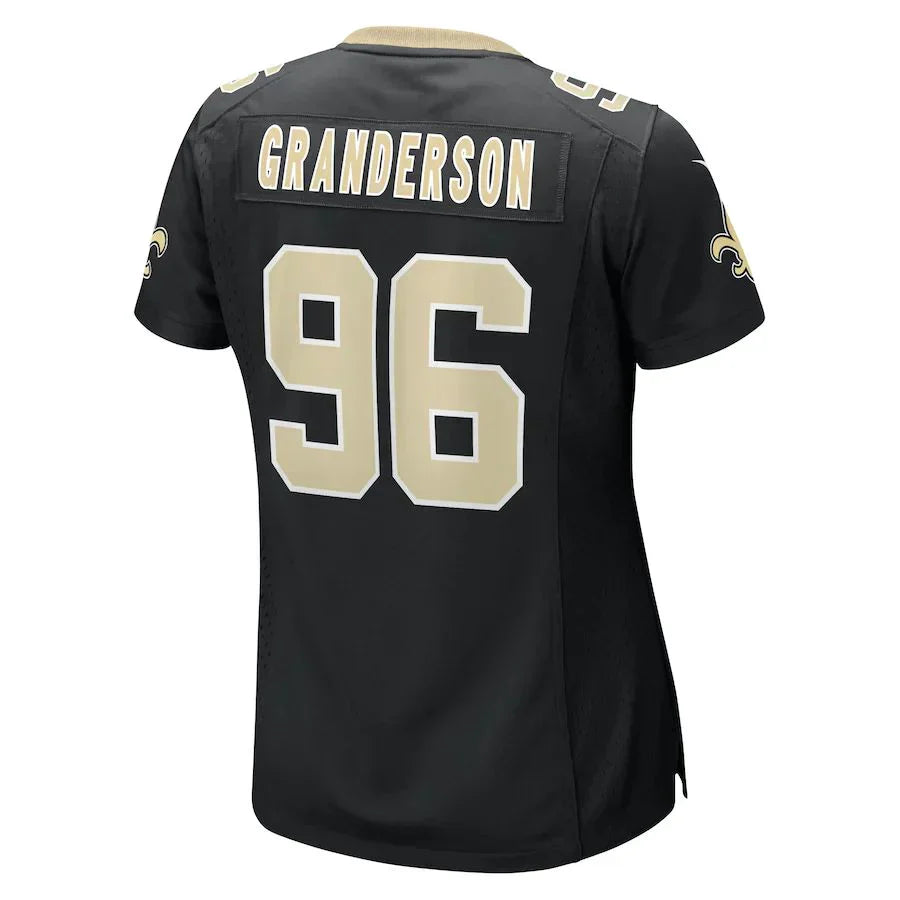 Custom #96 Black NO Football Shirt Top