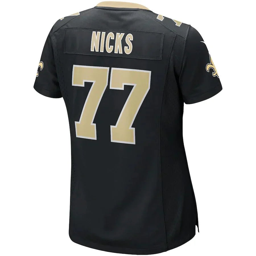 Custom #77 Black NO Football Shirt Top