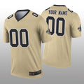 Custom Gold NO Football Shirt Top