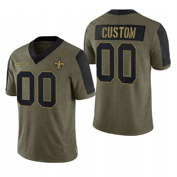 Custom Olive 2022 NO Football Shirt Top