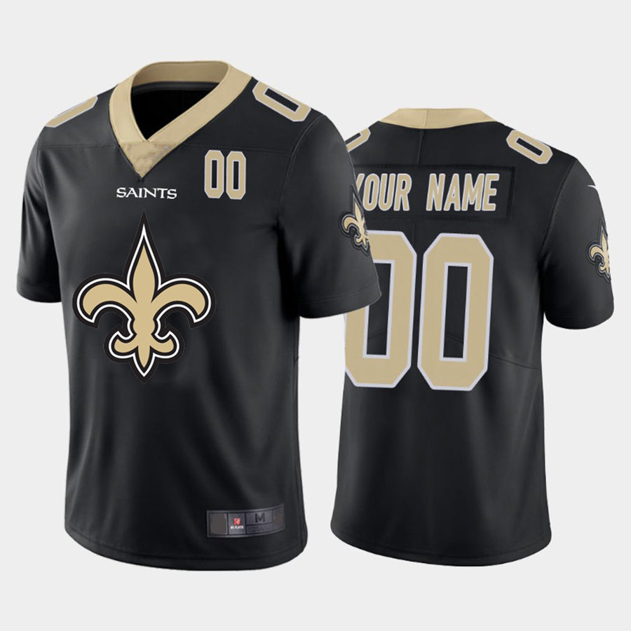 Custom Black NO Football Shirt Top