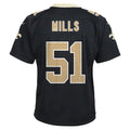 Custom #51 Black NO Football Shirt Top