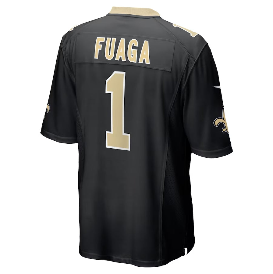 Custom #1 Black 2024 NO Football Shirt Top