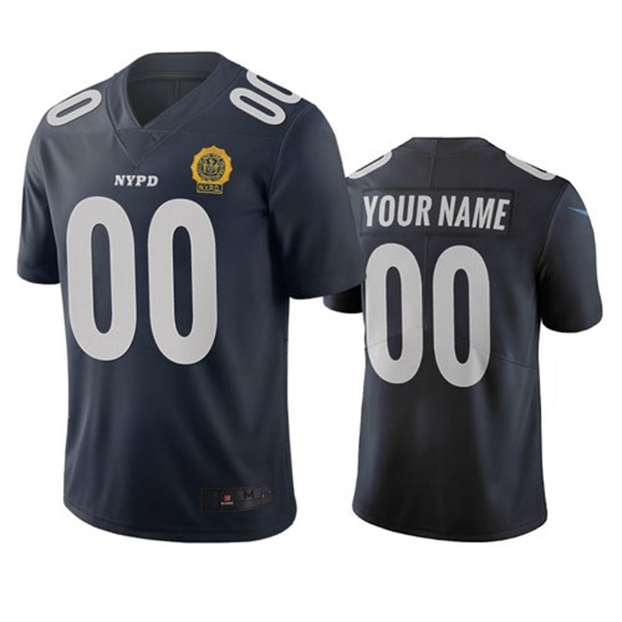 Custom Navy Football Shirt Top