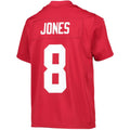 Custom #8 Red Football Shirt Top