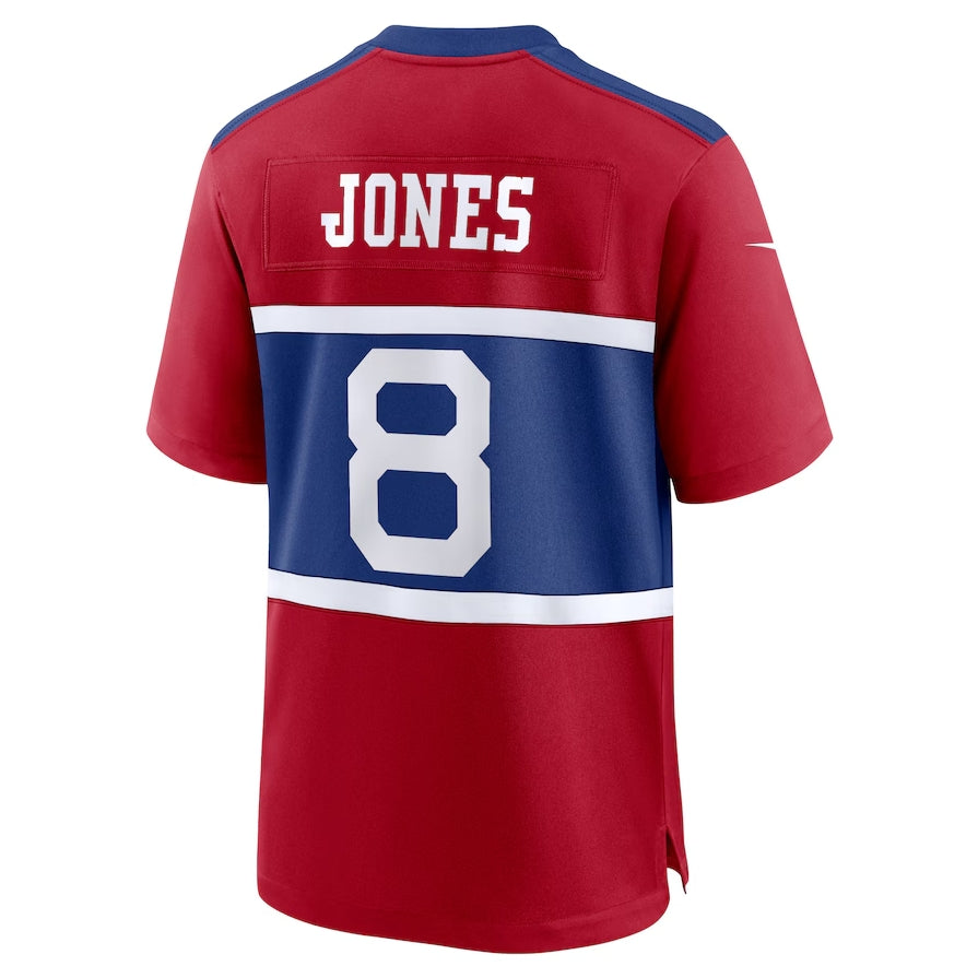 Custom #8 Red Football Shirt Top