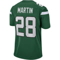 Custom #28 Green NYJ Football Shirt Top