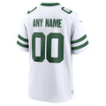 Custom White NYJ Football Shirt Top