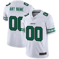 Custom White NYJ Football Shirt Top