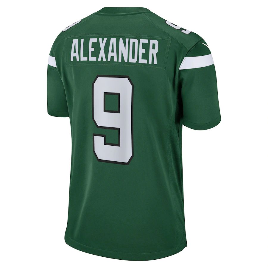 Custom #9 Green NYJ Football Shirt Top