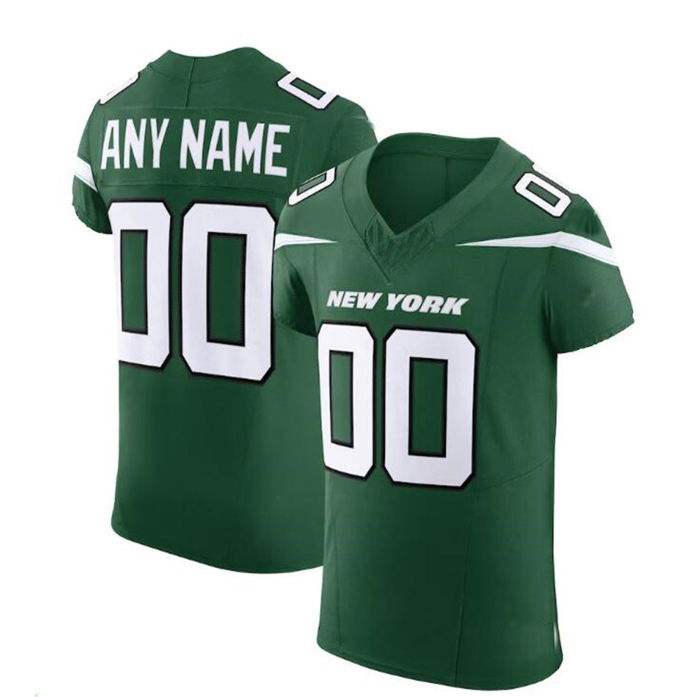 Custom Green NYJ Football Shirt Top
