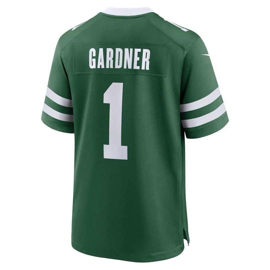 Custom #1 Green NYJ Football Shirt Top