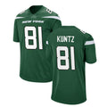 Custom #81 Green NYJ Football Shirt Top