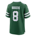 Custom #8 Green NYJ Football Shirt Top