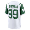Custom #99 White NYJ Football Shirt Top