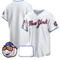 Custom White 2025 NYM Baseball Shirt Top