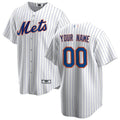 Custom White NYM Baseball Shirt Top