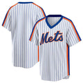 Custom White NYM Baseball Shirt Top