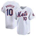 Custom #10 White 2024 NYM Baseball Shirt Top