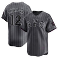 Custom #12 2024 City Connect NYM Baseball Shirt Top