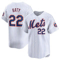 Custom #22 White 2024 NYM Baseball Shirt Top
