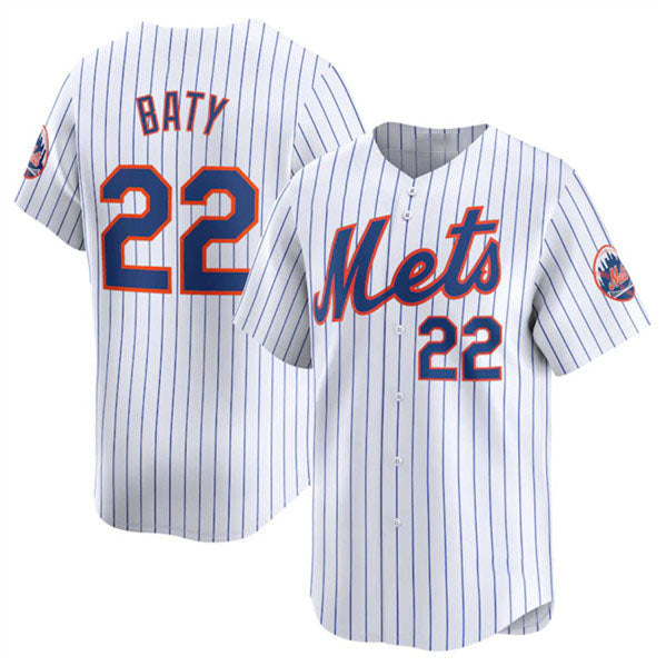 Custom #22 White 2024 NYM Baseball Shirt Top