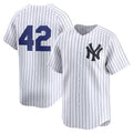 Custom #42 White 2024 Jackie Robinson Day NYY Baseball Shirt Top