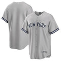 Custom Gray NYY Baseball Shirt Top