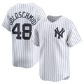 Custom #48 White NYY Baseball Shirt Top