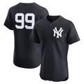 Custom #99 Navy NYY Baseball Shirt Top
