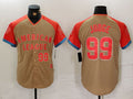 Custom #99 Cream 2024 All Star NYY Baseball Shirt Top